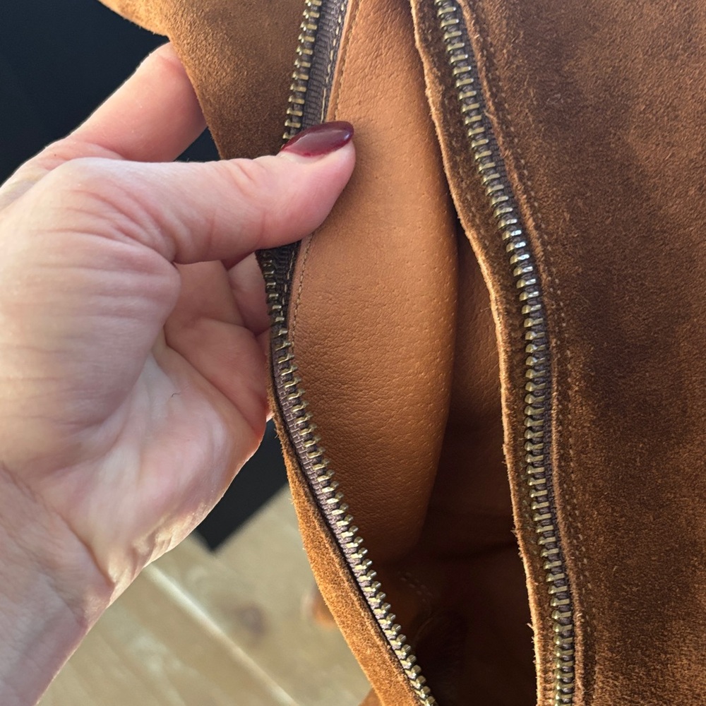 Frye Brown Suede Ankle Boots - Picture 14 of 15